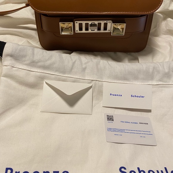 SOLD Proenza Schouler PS11 saddle brown bag - Picture 5 of 10